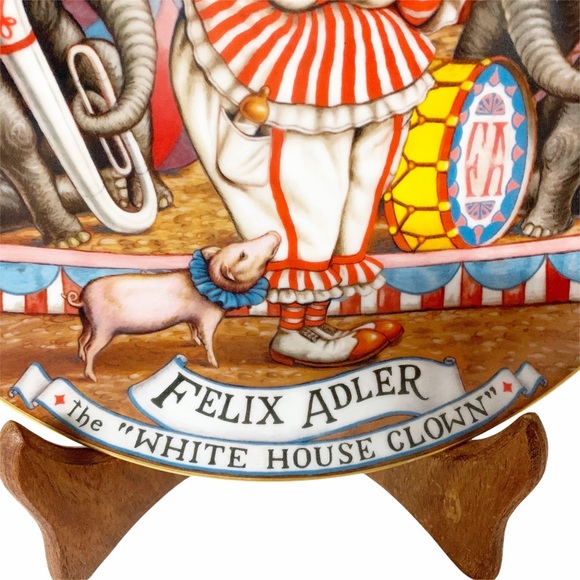 Felix Adler "White House Clown" Collector Plate - Picture 3 of 7